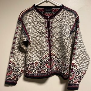 Dale of Norway Casual Collection Button Cardigan Sweater S